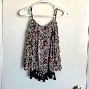 Off the shoulder shirt